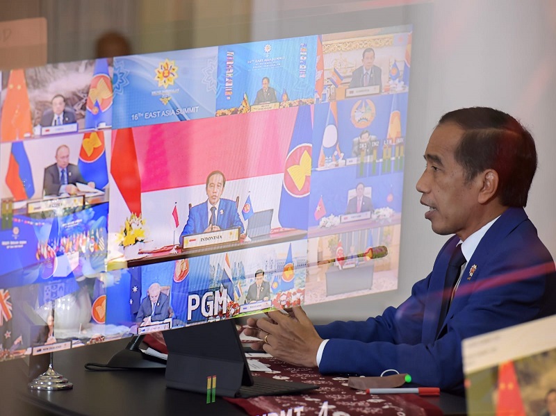Konferensi Tingkat Tinggi (KTT) ke-16 East Asia Summit (EAS).(Foto: Sekretariat Presiden)