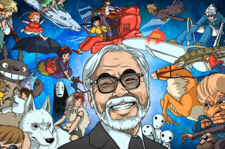 Karya Hayao Miyazaki Dipamerkan di Acamedy Museum of Motion Pictures