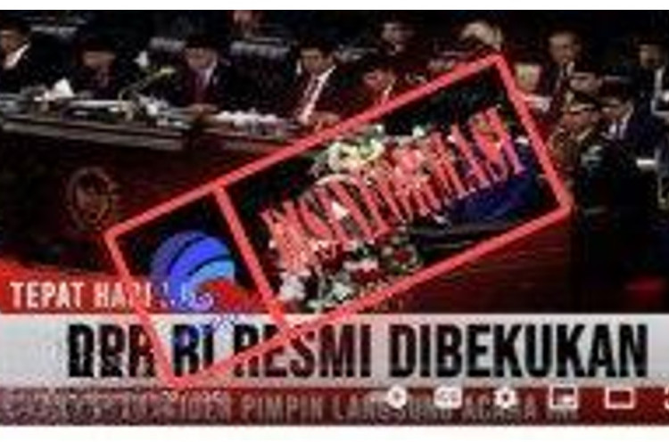 [HOAKS atau FAKTA]: Jokowi Resmi Membekukan DPR