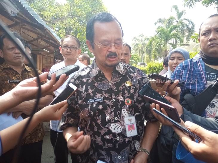  Bakal cawali dari PDIP dan juga Wakil Wali Kota Solo Achmad Purnomo. (MP/Ismail)  