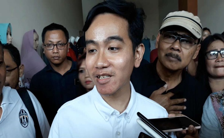 Gibran Rakabuming blusukan di Pasar Klewer Solo