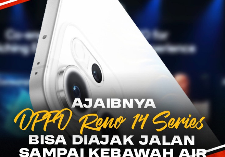 Ajaibnya Oppo Reno 14 Series Bisa Diajak Jalan Sampai Kebawah Air