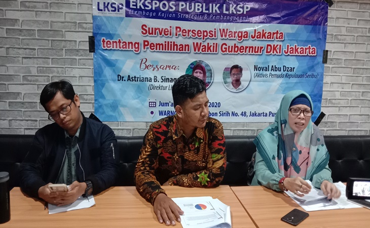LKSP rilis survei terkait cawagub DKI Jakarta
