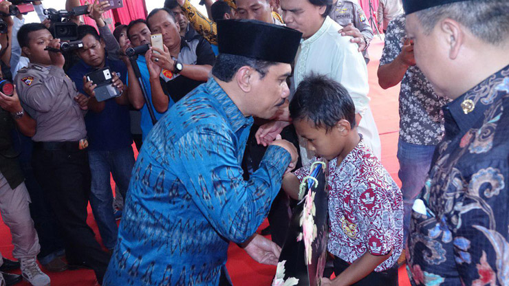 BNPT Bangun Sarana Pendidikan dan Ibadah di Kampung Amrozi Cs