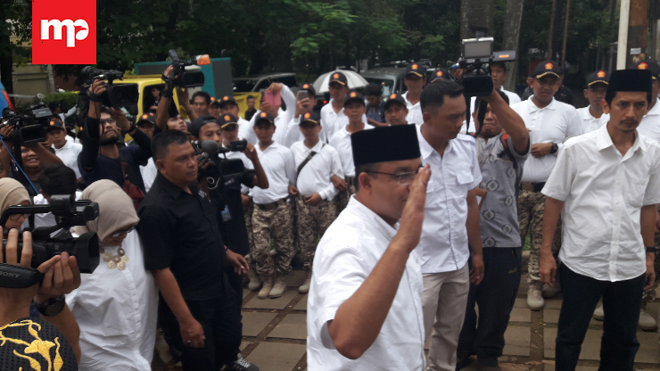 Anies Enggan Komentari Hasil Hitung Cepat