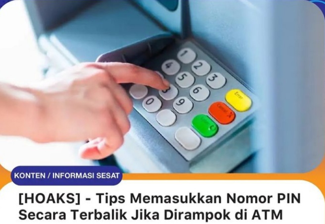 Tangkapan layar hoaks. (Foto: Antara)
