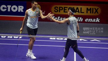 Indonesia Open 2025: Ganda Putra Indonesia Fajar/Rian Melangkah Ke Babak 16 Besar