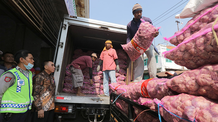 Harga Bawang di Bandarlampung Masih Tinggi