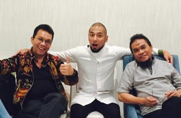 Debby Nasution bersama Keenan Nasution dan Marcell Siahaan (Instagram/marcellsiahaans)