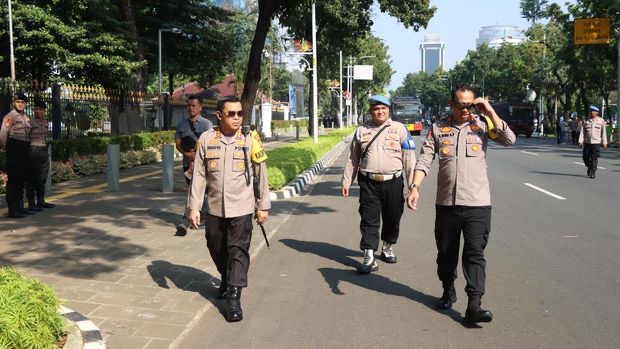 Ada Demo Sopir JakLingko, Jalanan Depan Balai Kota DKI Ditutup