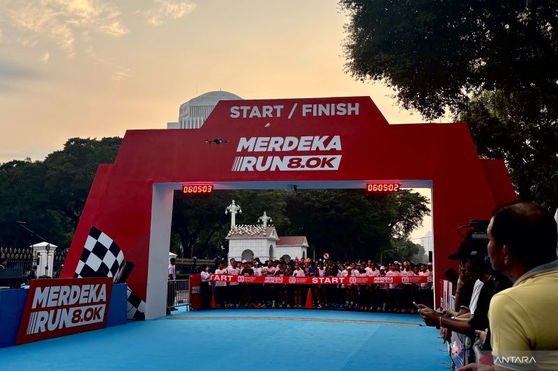 Ribuan Orang Ikut Merdeka Run 8.0K, Ini Rute Dari Istana Balik ke Istana