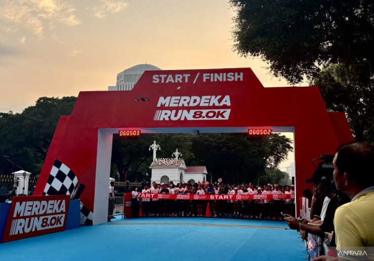 Ribuan Orang Ikut Merdeka Run 8.0K, Ini Rute Dari Istana Balik ke Istana