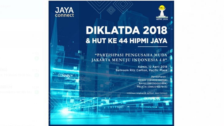 Menuju Indonesia 4.0, HIPMI Akan Gelar Diklatda 2018
