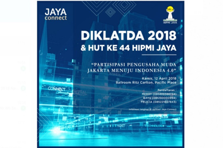 Menuju Indonesia 4.0, HIPMI Akan Gelar Diklatda 2018