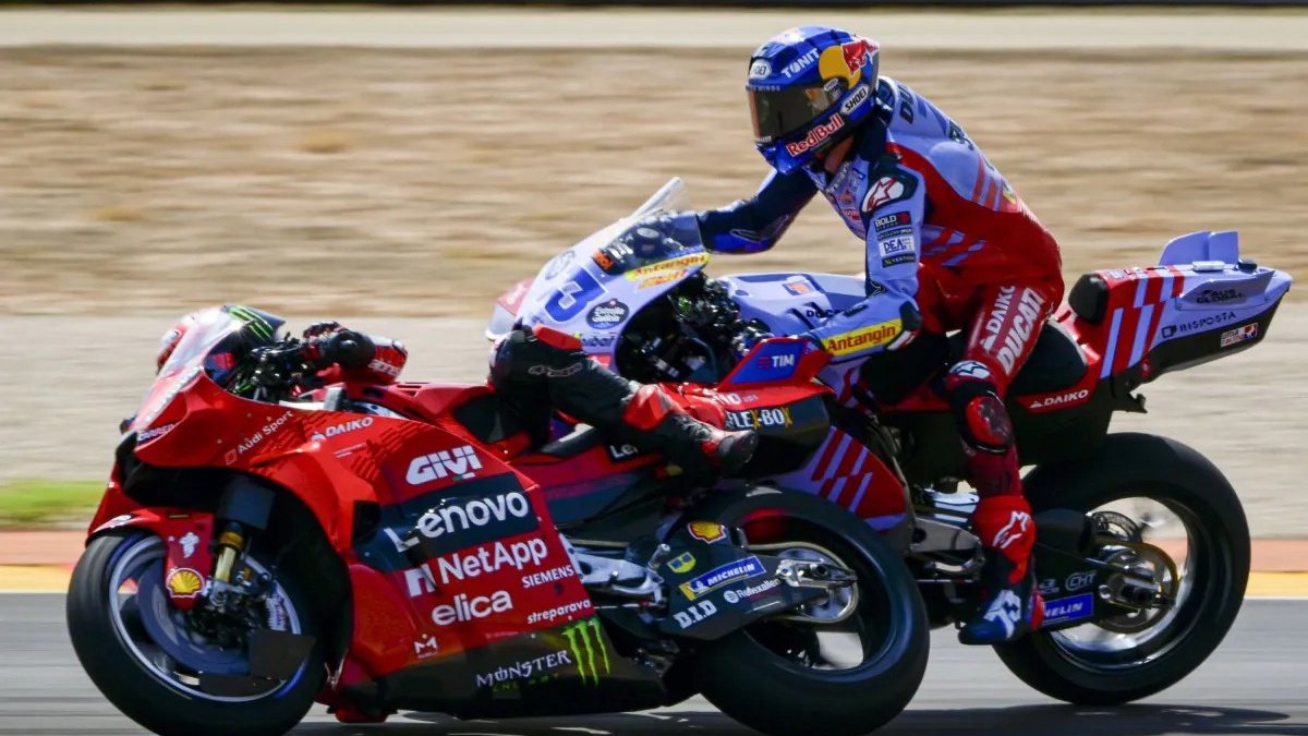 Ducati Ungkap Kondisi Francesco Bagnaia setelah Crash di MotoGP Aragon