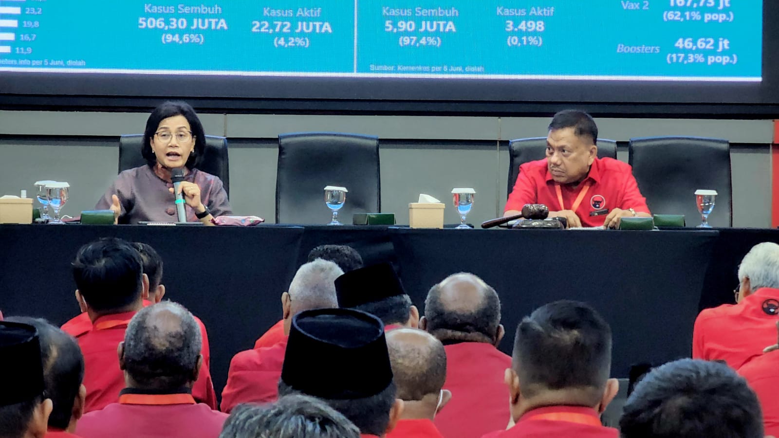 Menkeu Sri Mulyani Paparkan soal BRIN di Hadapan Kepala Daerah PDIP 