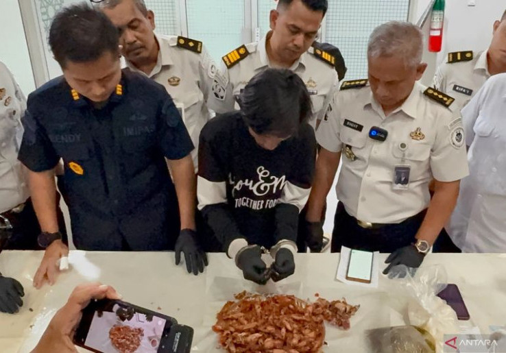 12 Paket Sabu Tumis Cumi Gagal Tembus Pemeriksaan Lapas Narkotika Cipinang