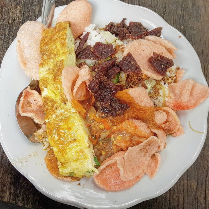 Nasi ulam khas Betawi. (Foto: instagram.com/ms.lauwren)