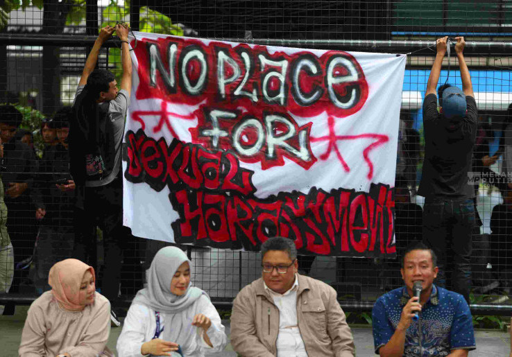 Aksi Mahasiswa Universitas Budi Luhur Ungkap Dugaan Kekerasan Seksual 