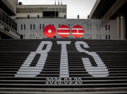  Comeback makin Dekat, BTS Pasang Instalasi Promo di Pusat Kota Seoul