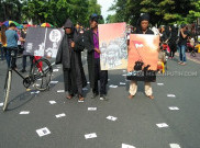 Peringati Hari Antikorupsi Sedunia, Wong Solo Bawa 'Tikus' ke CFD