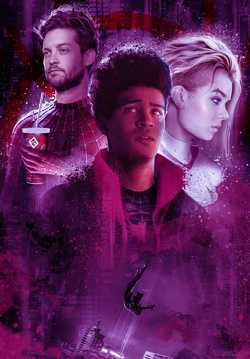 Foto buatan fans yang mengharapkan versi Live-Action Spider-Verse (Foto: We Got This Covered)