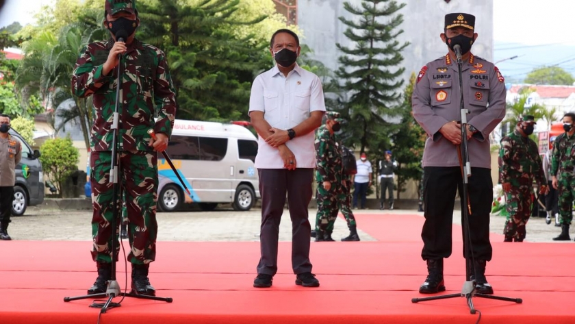 Menpora Berikan Penghargaan untuk Kapolri dan Panglima TNI di Haornas 2021