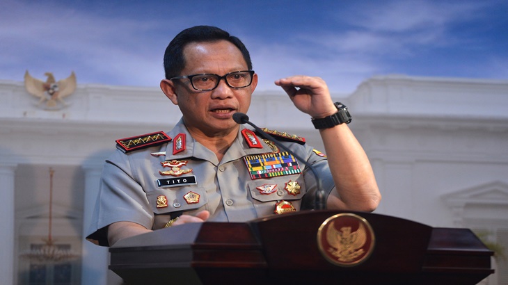 Kapolri Jenderal Tito Karnavian (ANTARA FOTO/Wahyu Putro A)