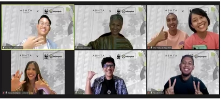 Figur publik suarakan gaya hidup konsumsi yang berkomitmen sebagai kesadaran hidup untuk lingkungan (Foto: ANTARA)
