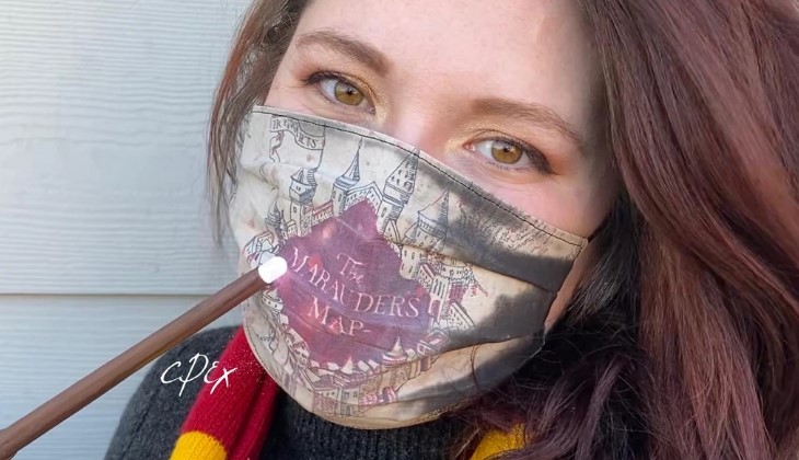 Desain Masker Ajaib ala Peta Perampok di Dunia Sihir Harry Potter