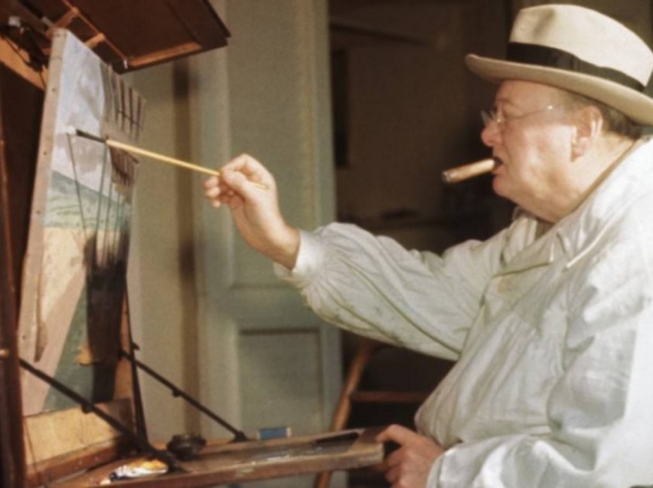  Lukisan ini merupakan kado Winston Churchill untuk Franklin D. Roosevelt (Foto: art-critique.com)