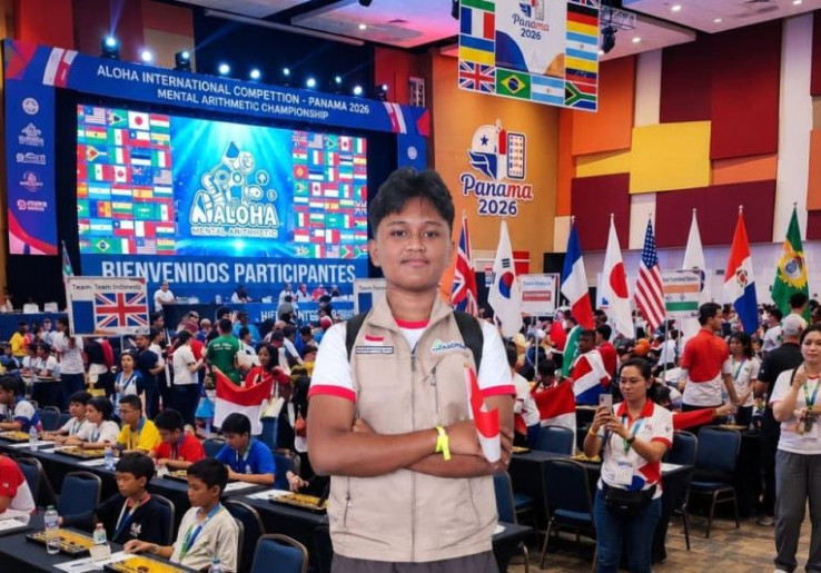 Pelajar Indonesia Juarai Ajang Tahunan Seribu Anak Jenius Uji Kecepatan dan Akurasi Berhitung di Panama