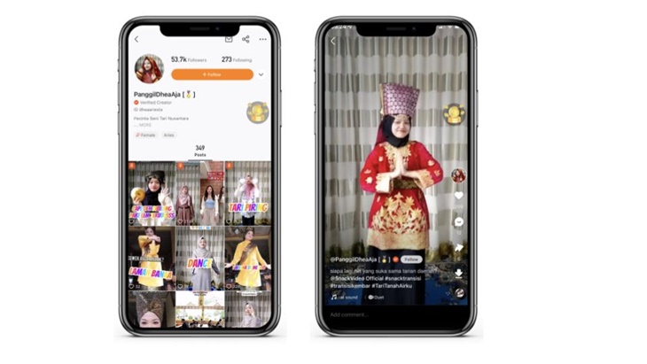 Konten Kreator Ini Lestarikan Tari Piring Lewat Video Pendek
