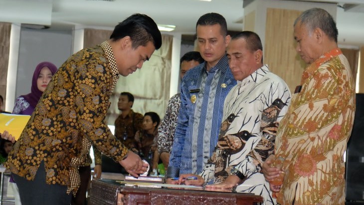 9 Kepala Daerah di Sumut Teken Komitmen Pencegahan Korupsi