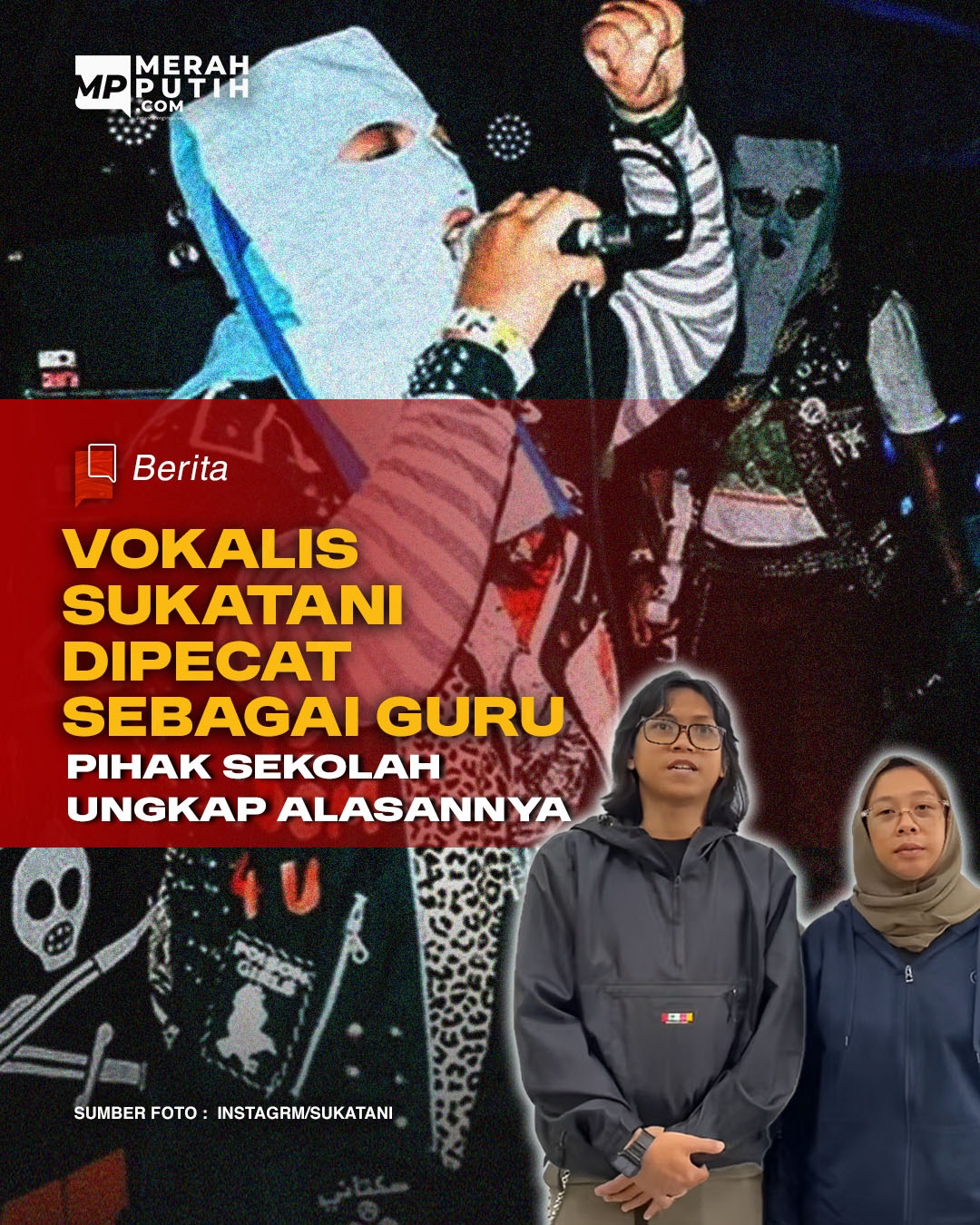 Vokalis Sukatani Dipecat Sebagai Guru Pihak Sekolah Ungkap Alasannya 