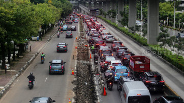 Pembongkaran Tuntas, 109 Tiang Monorel Mangkrak di Jalan Rasuna Said Sudah Bersih