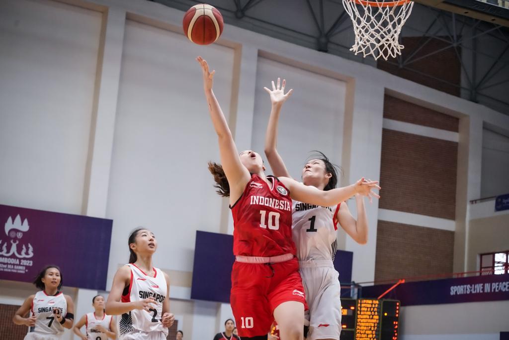 Tim Basket Putri Indonesia. (Foto: Antara)