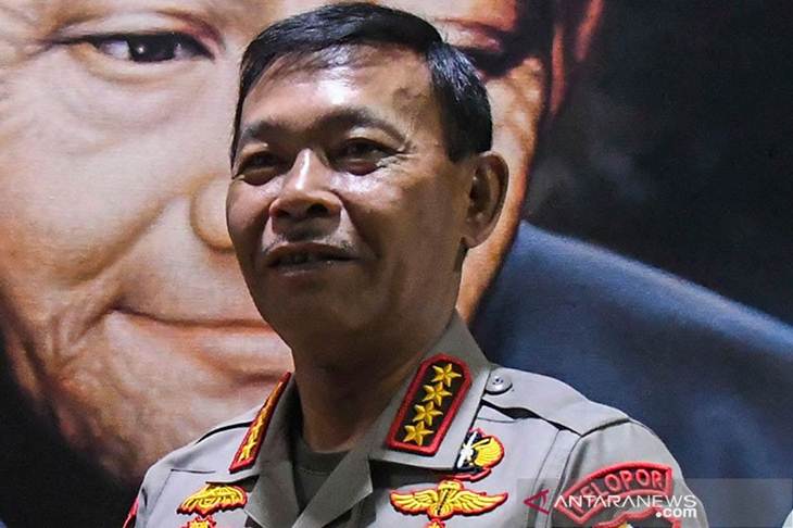 Kapolri Jenderal Pol. Idham Azis. ANTARA/Galih Pradipta
