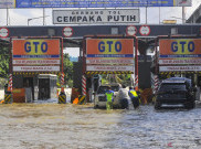 Begini Kondisi Banjir di Beberapa Ruas Jalan Tol Jakarta