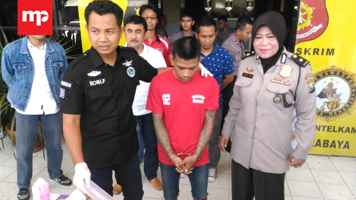 Tahanan Kabur Polsek Tambaksari Tertangkap Sedang Mengamen