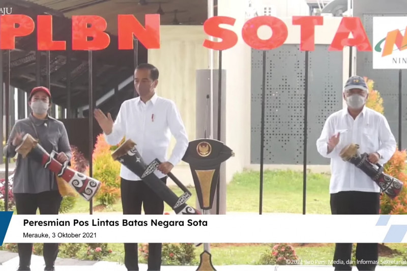 Presiden Resmikan PLBN Sota di Merauke