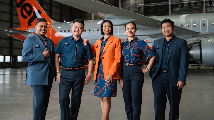 Jetstar Perkenalkan Seragam Baru, Terinspirasi dari Matahari Terbenam