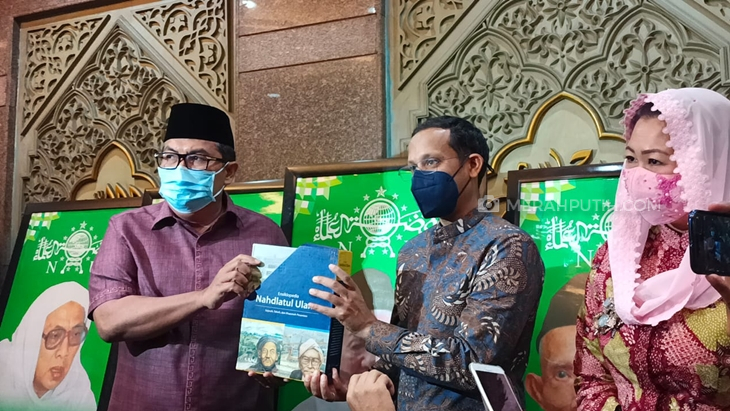 Nadiem Temui Petinggi NU Terkait Kamus Sejarah Tanpa KH Hasyim Asy'ari