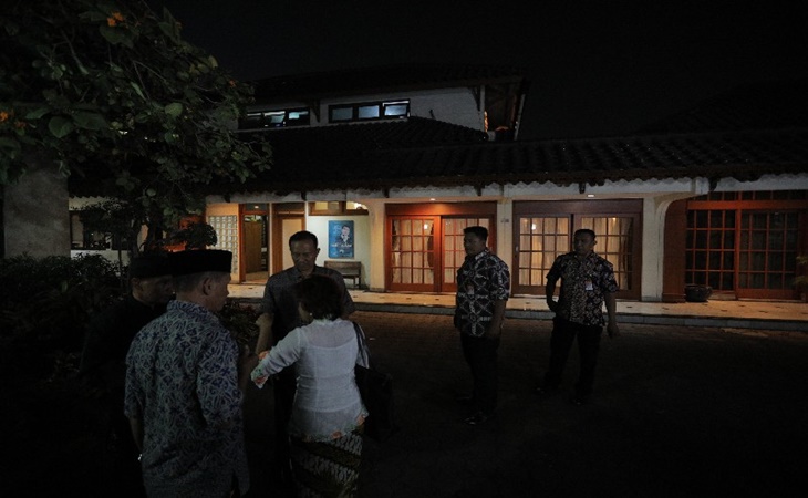 Kediaman mendiang BJ Habibie mulai dijaga petugas TNI dan Polri