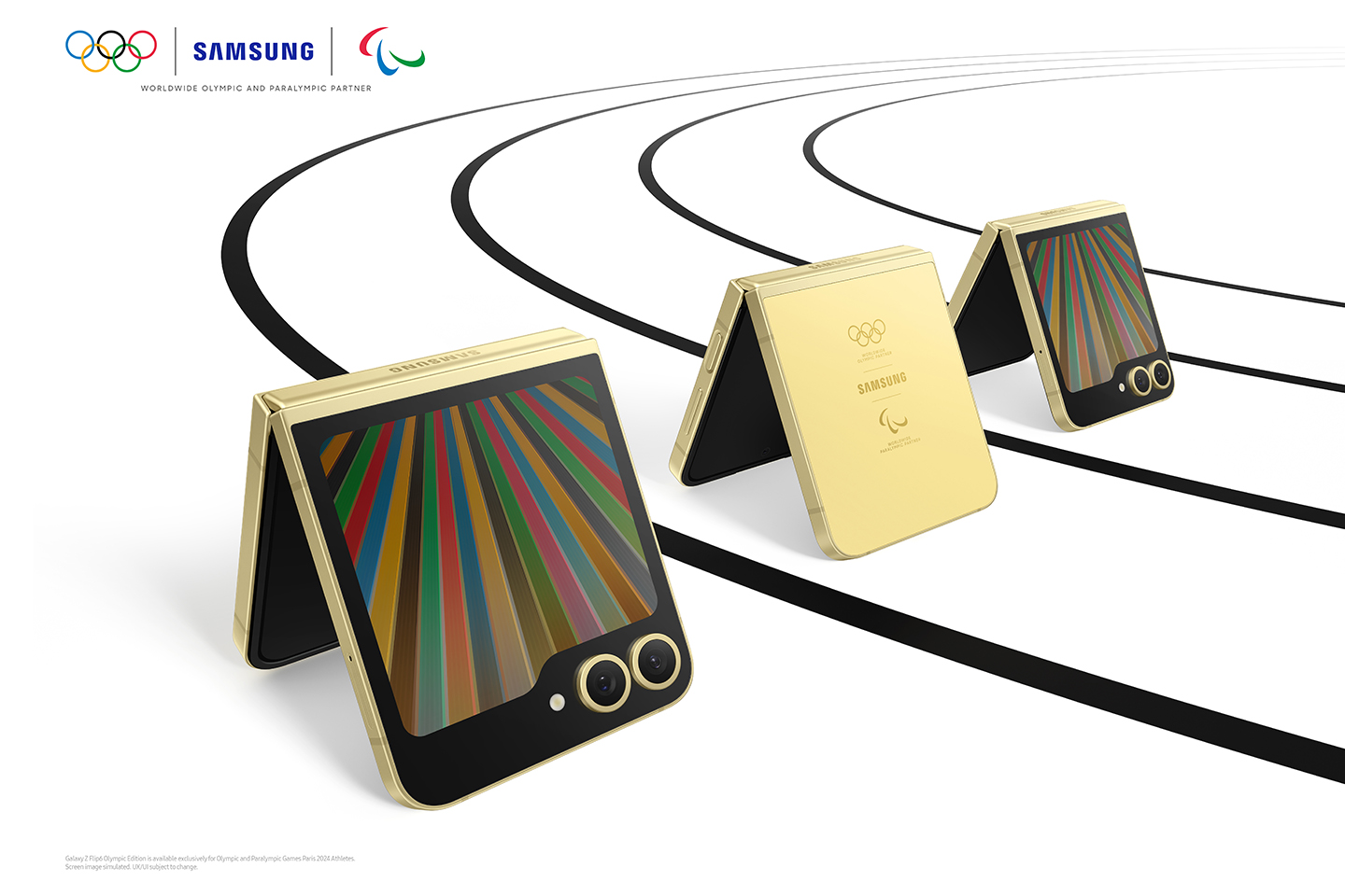 Samsung Galaxy Z Flip6 edisi Olimpiade Paris 2024 akan digunakan di podium