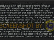 [HOAKS atau FAKTA]: Tusuk Jari dengan Jarum Mampu Sembuhkan Stroke