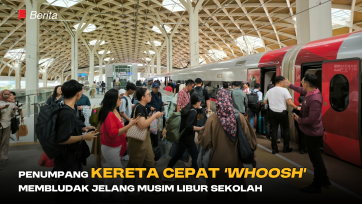 Penumpang Kereta Cepat ‘Whoosh’ Membludak Jelang Musim Libur Sekolah