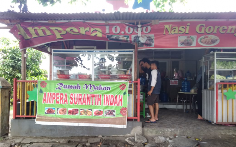 Ilustrasi rumah makan padang