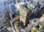 Jepang Bangun Gedung Kayu Setinggi 350 meter