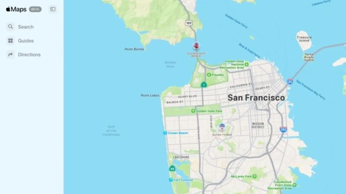 Apple Maps Kini Bisa Diakses di Browser